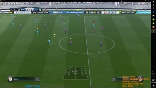 FIFA17 球会娱乐，磨合磨合 2017-04-04 22点场