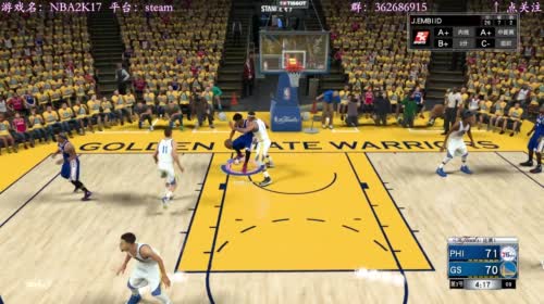 NBA2K17终极联盟，76人夺冠之路！ 2017-04-25 20点场