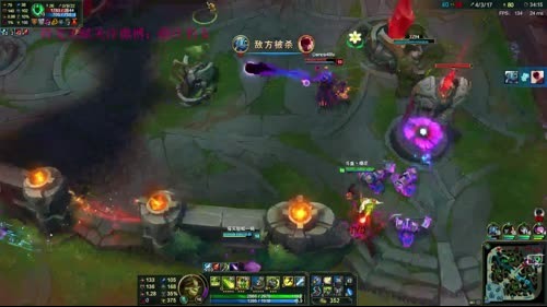 王者豹女双号十万熟练度，螺旋预判Q！ 2017-01-18 19点场