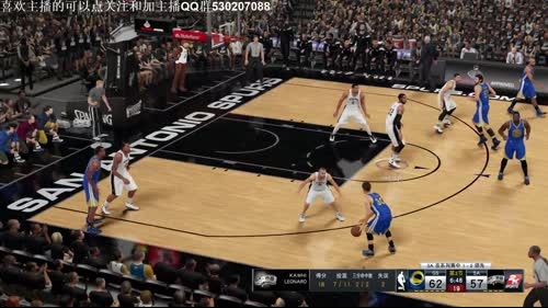 【可乐】NBA2K马刺王朝第二赛季季后赛 2017-03-08 16点场
