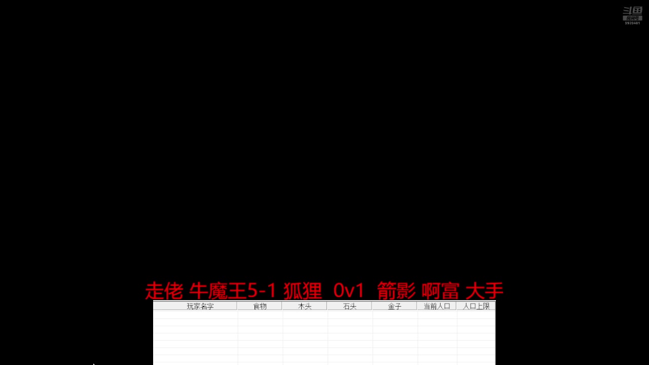 走佬 牛魔王5-1 狐狸  0v3  箭影 啊富 大手