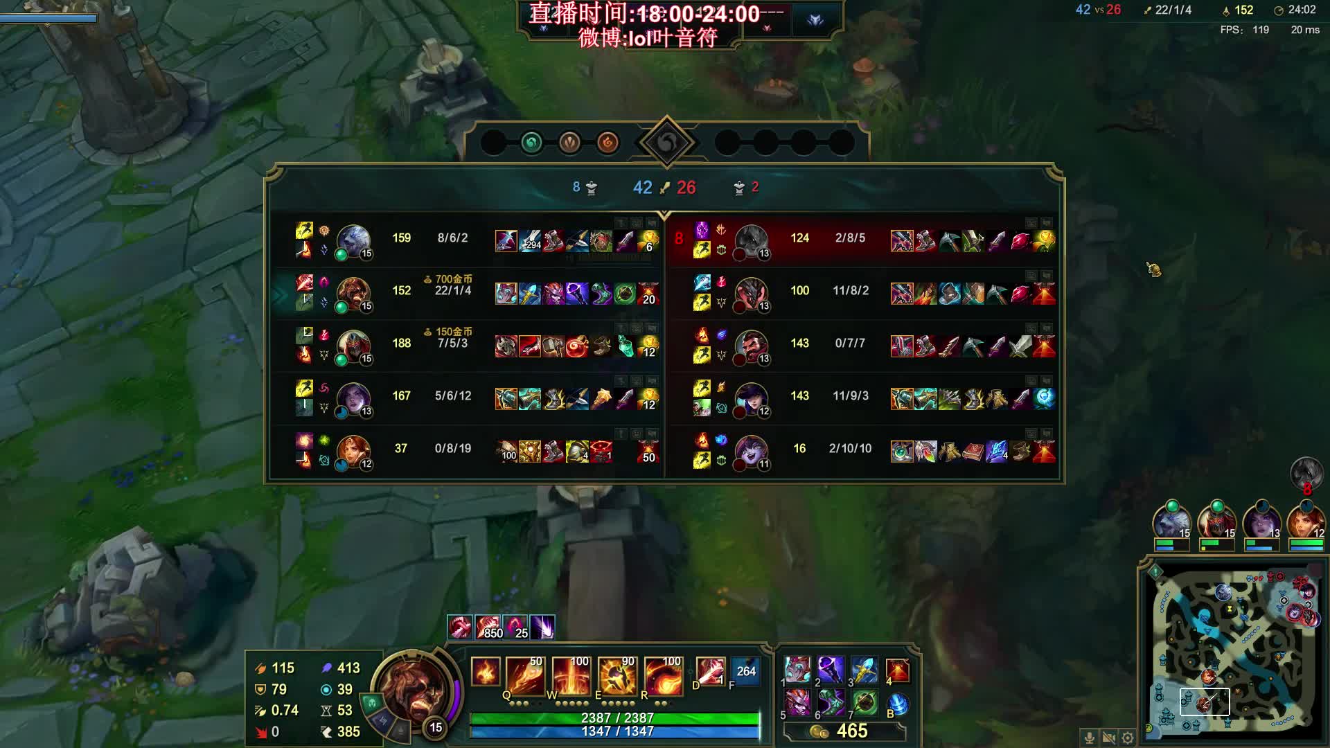 【英雄联盟】叶音符的精彩时刻 20210104 00点场