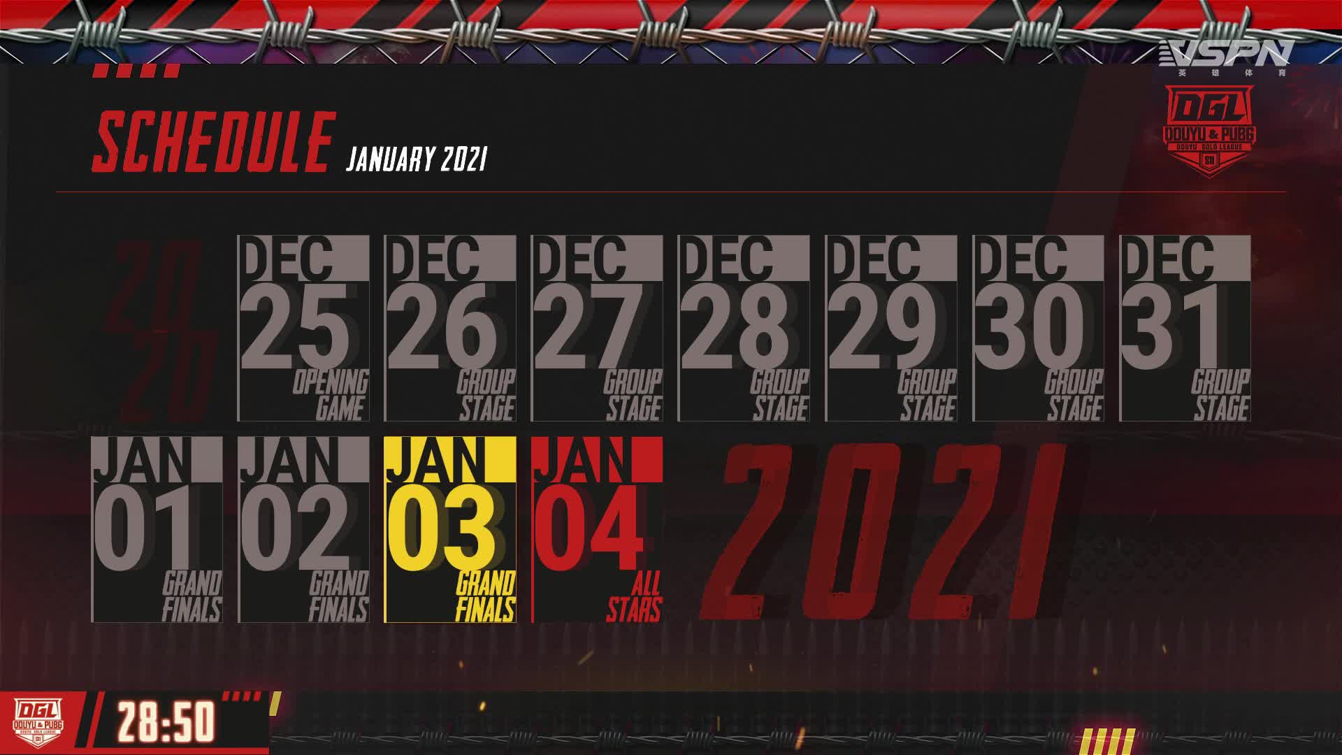 【绝地求生】黄金大奖赛的精彩时刻 20210103 16点场