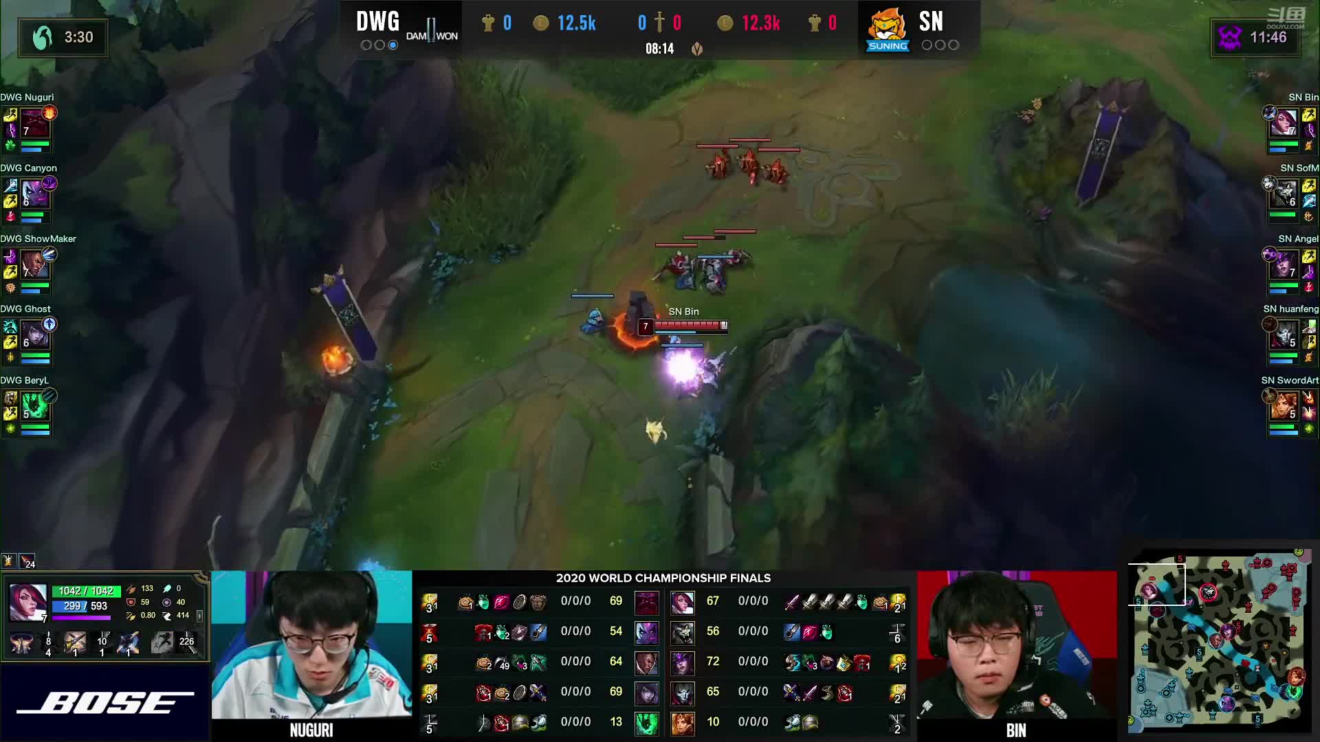 【英雄联盟】英雄联盟赛事的精彩时刻 20210104 01点场