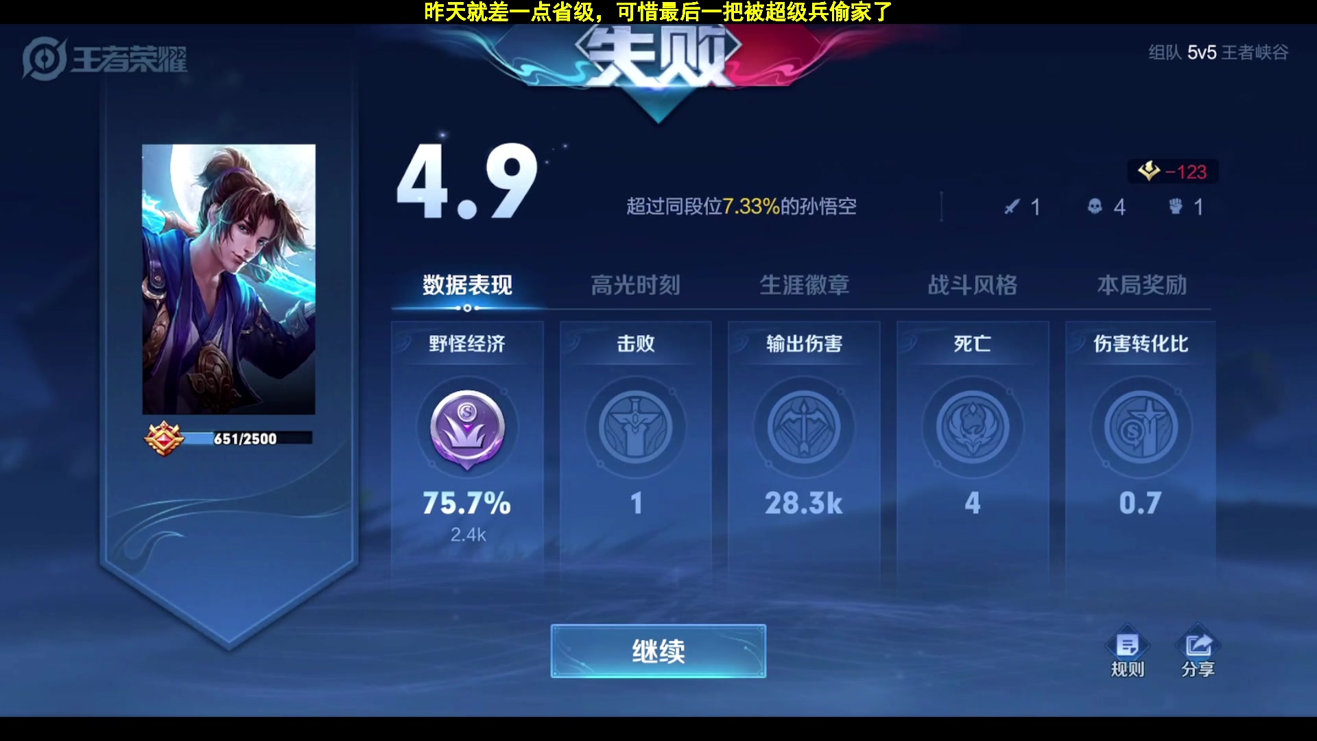 【王者荣耀】少年不太冷2的精彩时刻 20230821 14点场